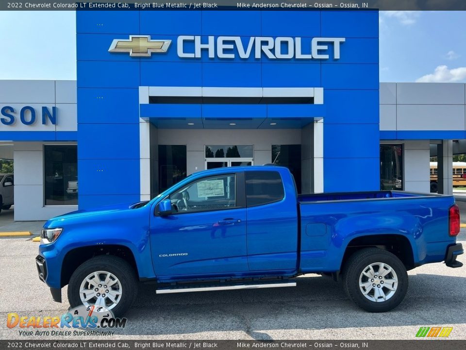 Bright Blue Metallic 2022 Chevrolet Colorado LT Extended Cab Photo #1