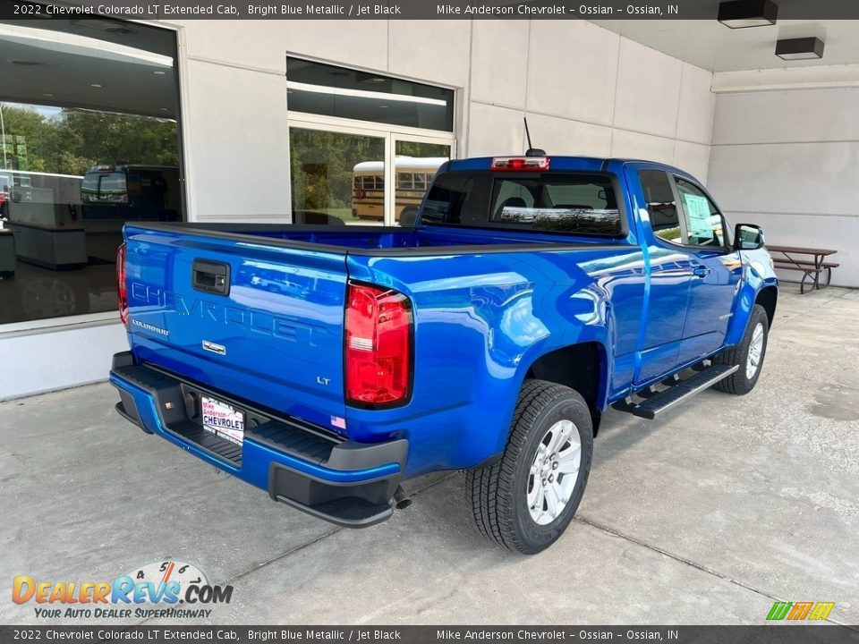 2022 Chevrolet Colorado LT Extended Cab Bright Blue Metallic / Jet Black Photo #7