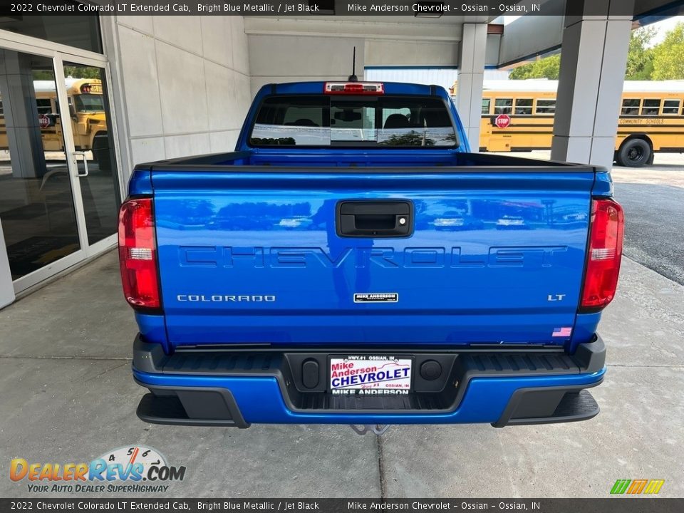 2022 Chevrolet Colorado LT Extended Cab Bright Blue Metallic / Jet Black Photo #8