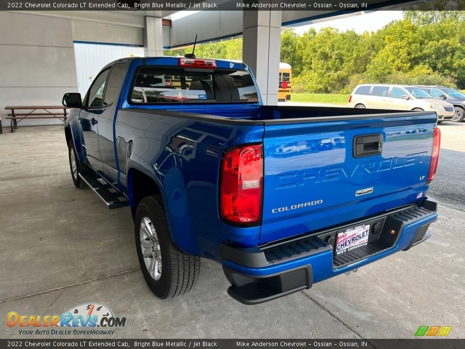 2022 Chevrolet Colorado LT Extended Cab Bright Blue Metallic / Jet Black Photo #10