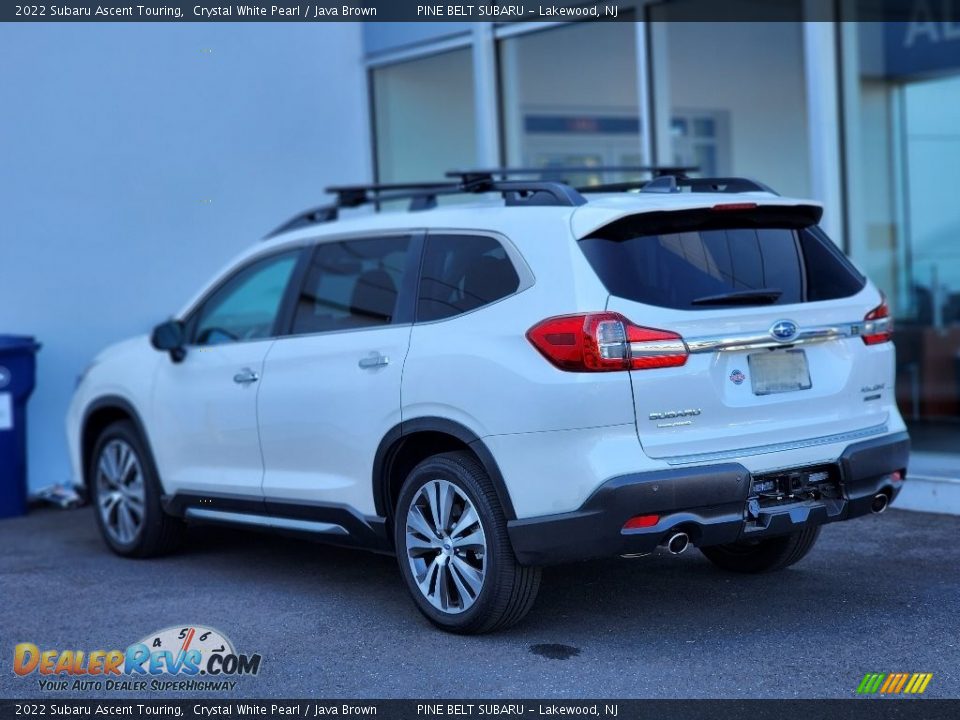 2022 Subaru Ascent Touring Crystal White Pearl / Java Brown Photo #3