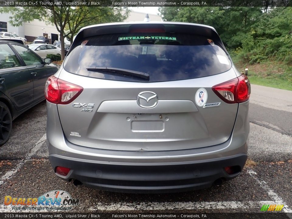 2013 Mazda CX-5 Touring AWD Liquid Silver / Black Photo #3