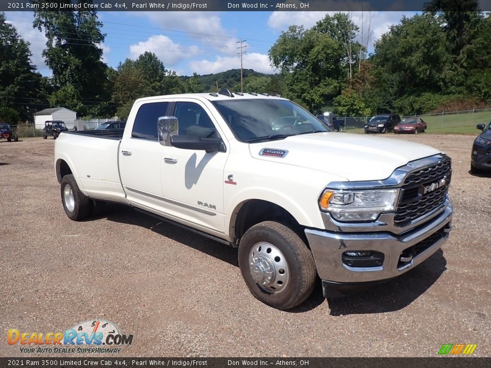 Front 3/4 View of 2021 Ram 3500 Limited Crew Cab 4x4 Photo #2