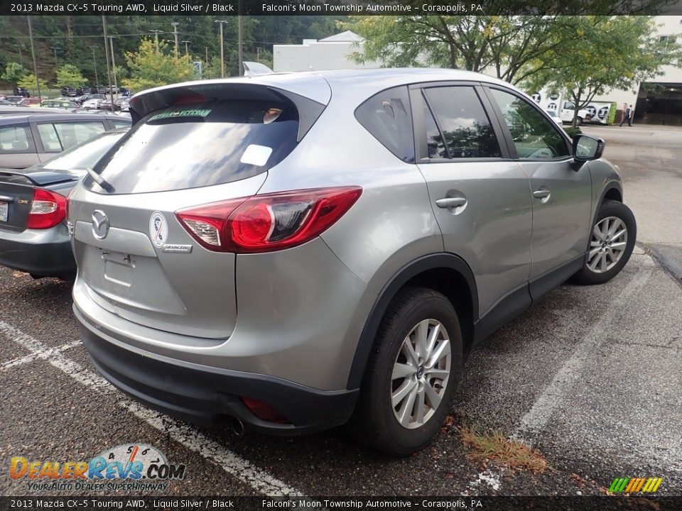 2013 Mazda CX-5 Touring AWD Liquid Silver / Black Photo #4