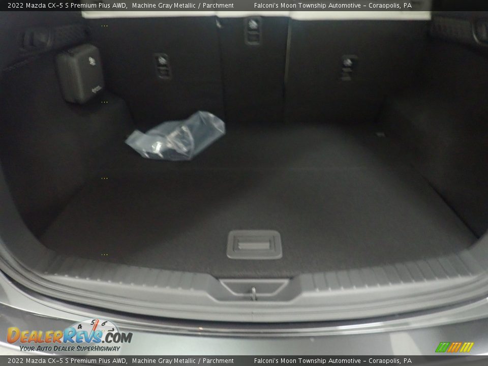 2022 Mazda CX-5 S Premium Plus AWD Machine Gray Metallic / Parchment Photo #4