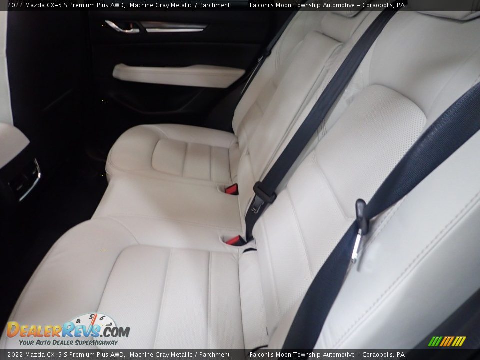 Rear Seat of 2022 Mazda CX-5 S Premium Plus AWD Photo #11