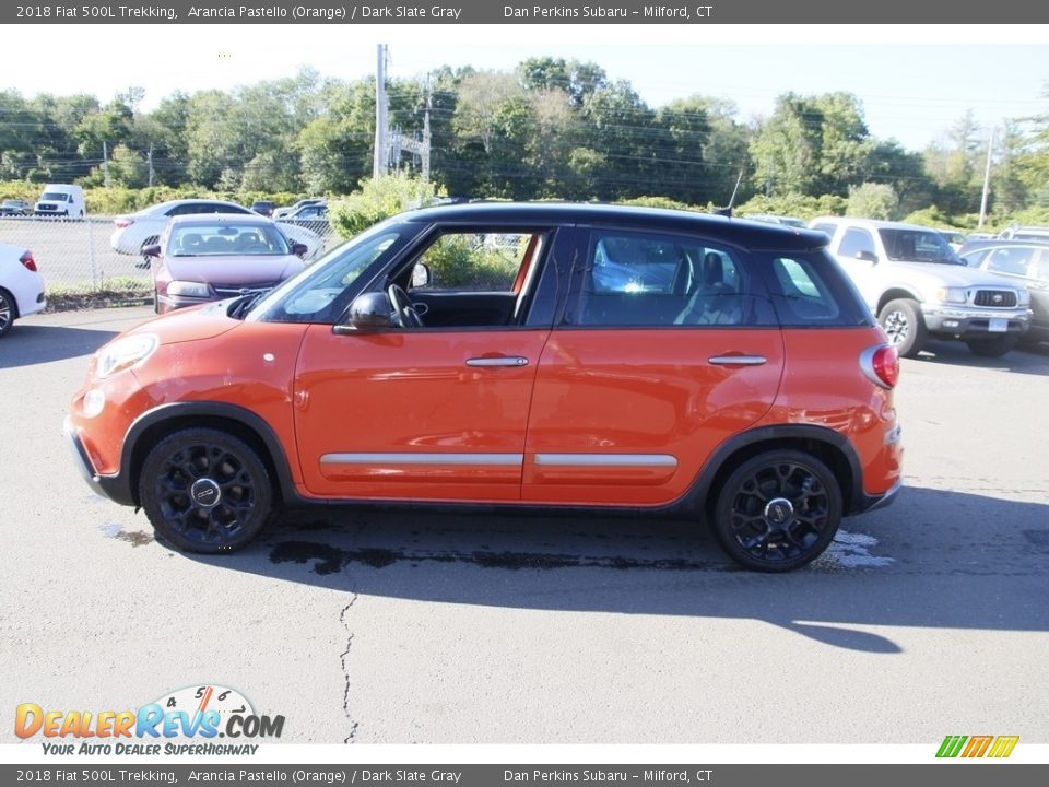 2018 Fiat 500L Trekking Arancia Pastello (Orange) / Dark Slate Gray Photo #8