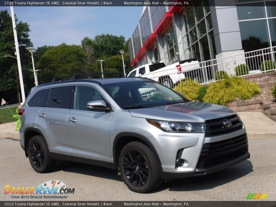 2019 Toyota Highlander SE AWD Celestial Silver Metallic / Black Photo #1