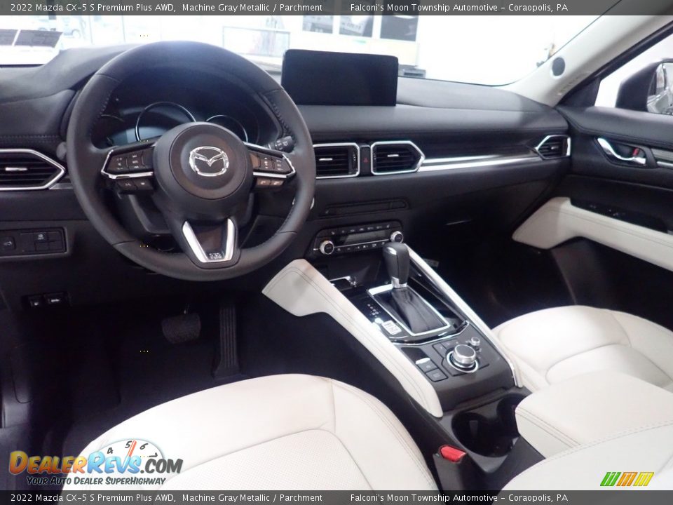 Parchment Interior - 2022 Mazda CX-5 S Premium Plus AWD Photo #12