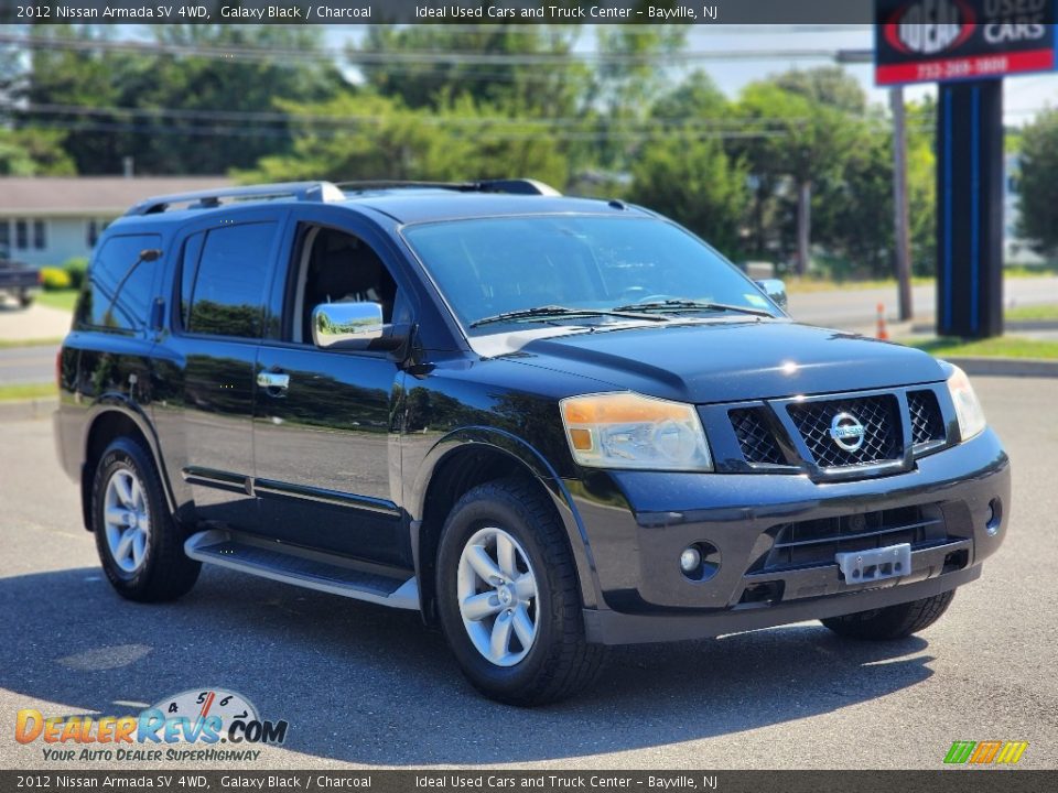 2012 Nissan Armada SV 4WD Galaxy Black / Charcoal Photo #2