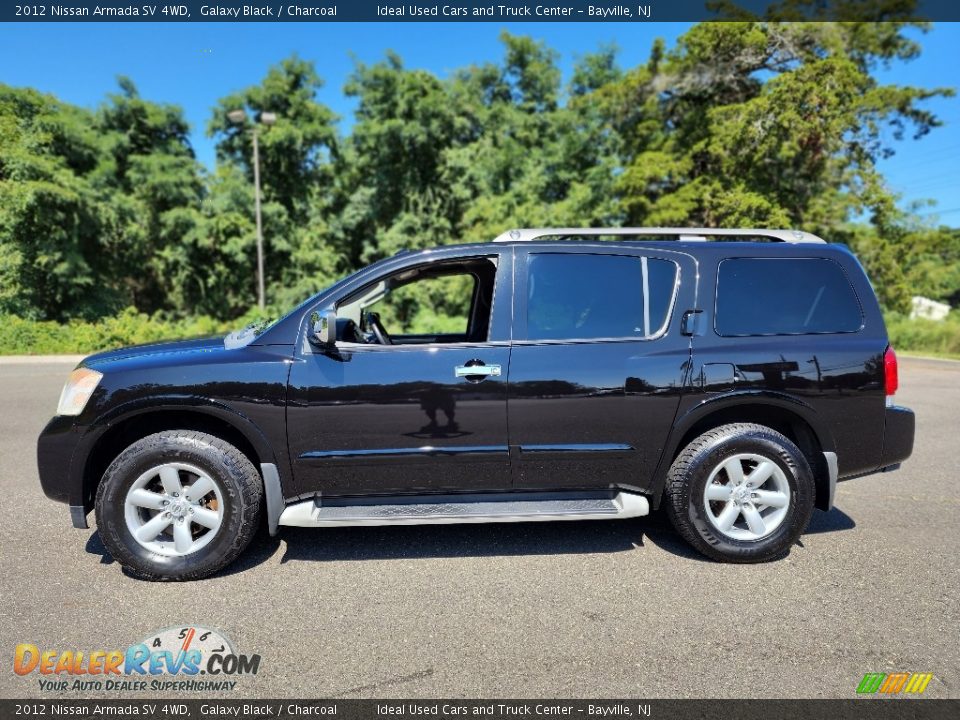 2012 Nissan Armada SV 4WD Galaxy Black / Charcoal Photo #4