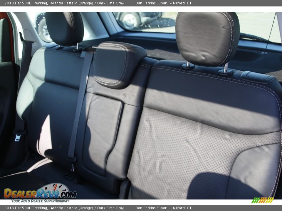 2018 Fiat 500L Trekking Arancia Pastello (Orange) / Dark Slate Gray Photo #13