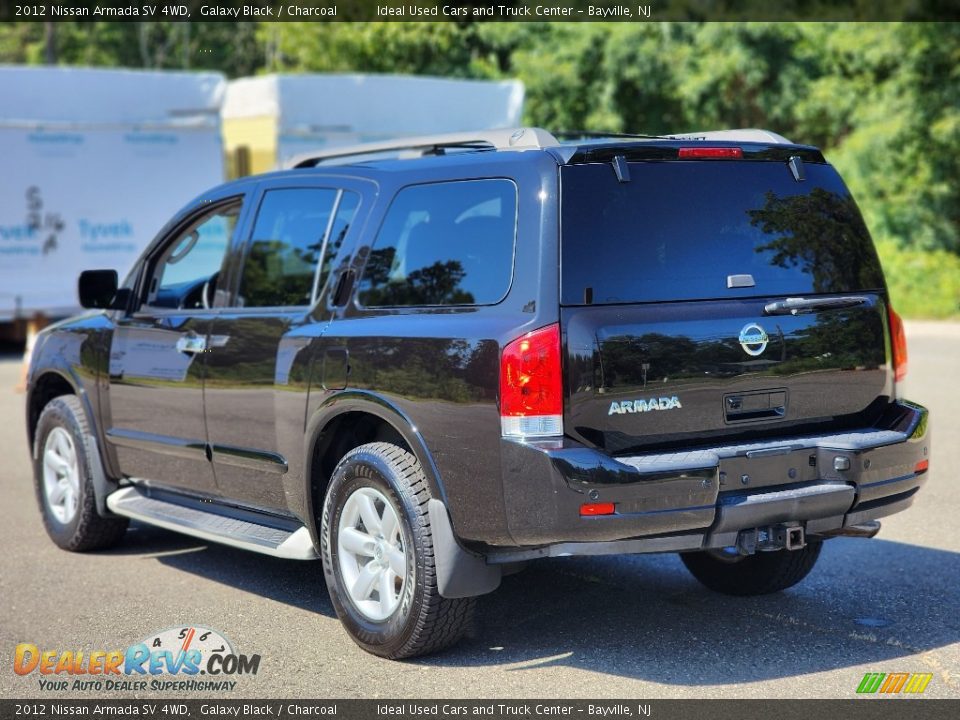 2012 Nissan Armada SV 4WD Galaxy Black / Charcoal Photo #5