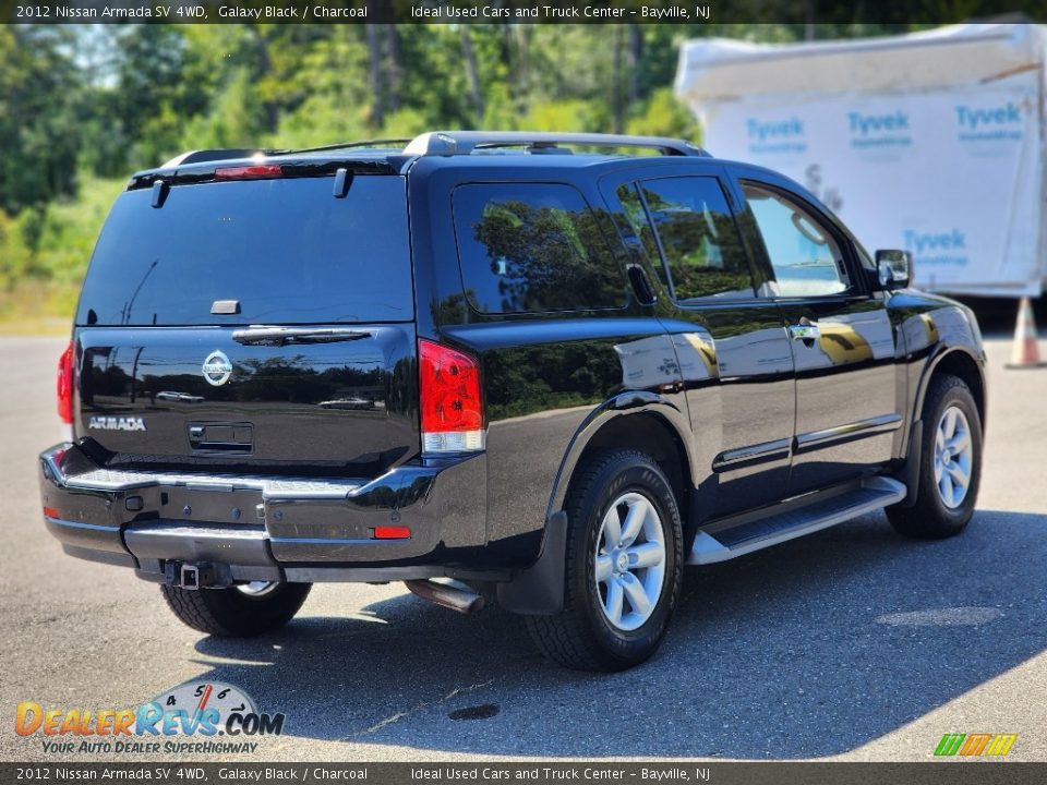 2012 Nissan Armada SV 4WD Galaxy Black / Charcoal Photo #7