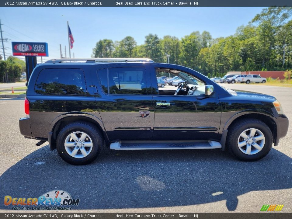 2012 Nissan Armada SV 4WD Galaxy Black / Charcoal Photo #8