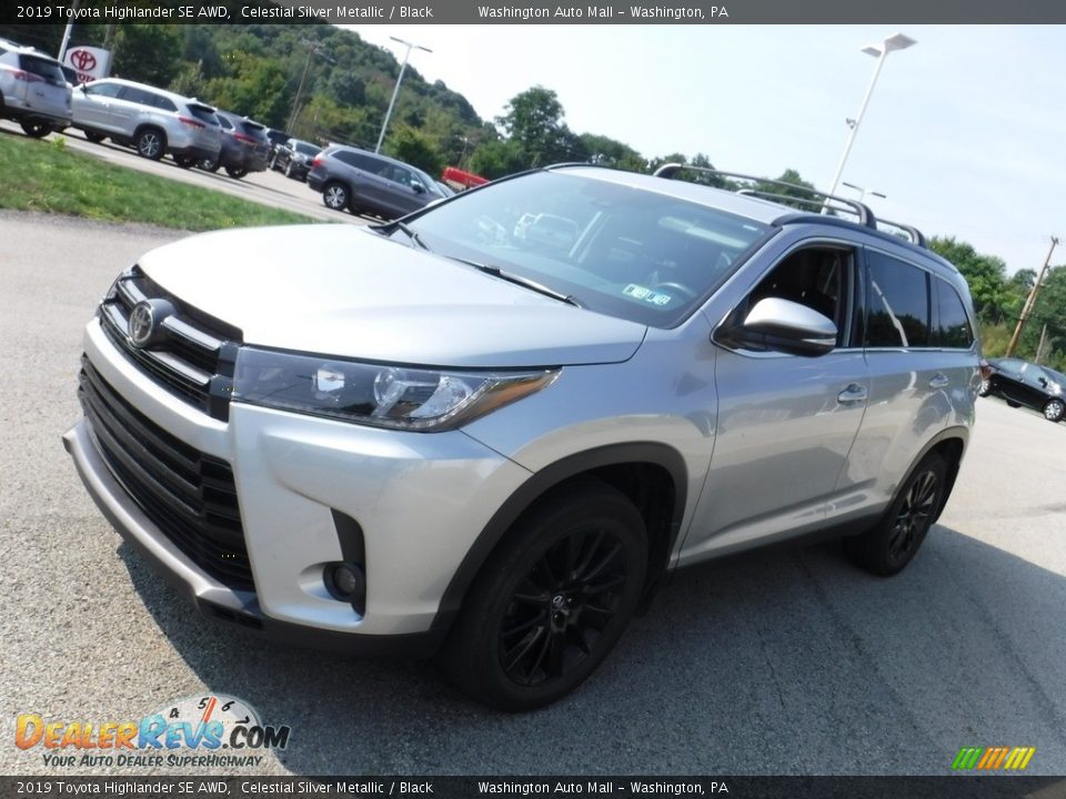 2019 Toyota Highlander SE AWD Celestial Silver Metallic / Black Photo #12