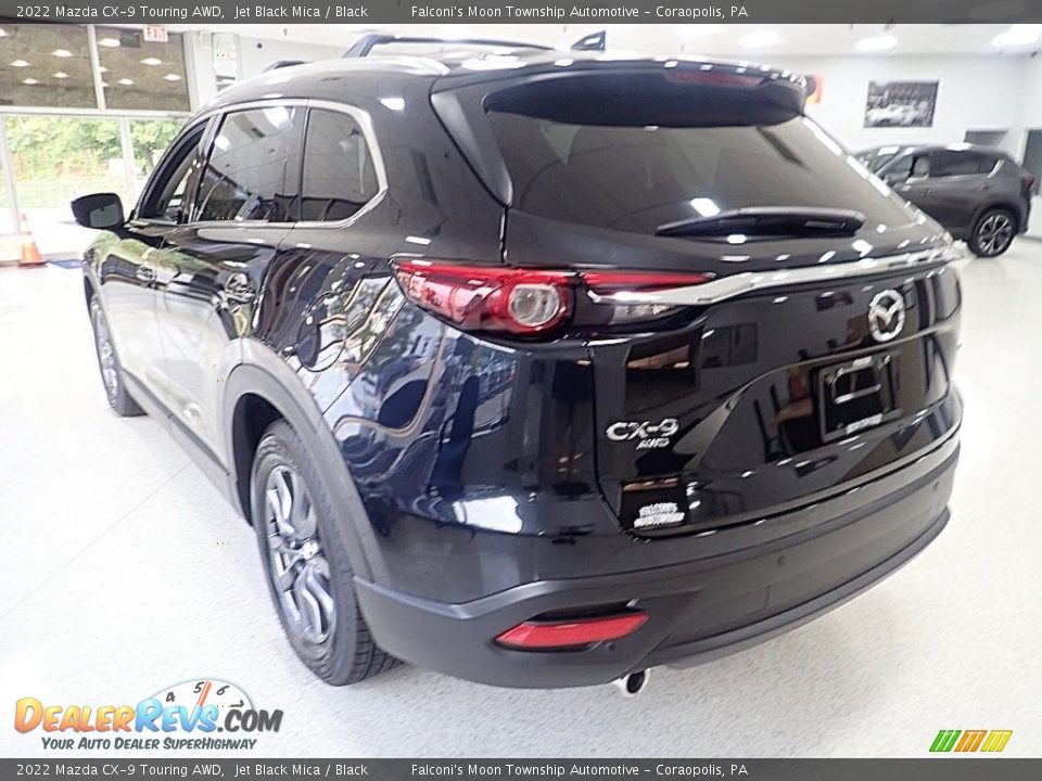 2022 Mazda CX-9 Touring AWD Jet Black Mica / Black Photo #5