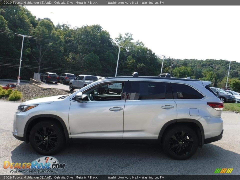 2019 Toyota Highlander SE AWD Celestial Silver Metallic / Black Photo #13