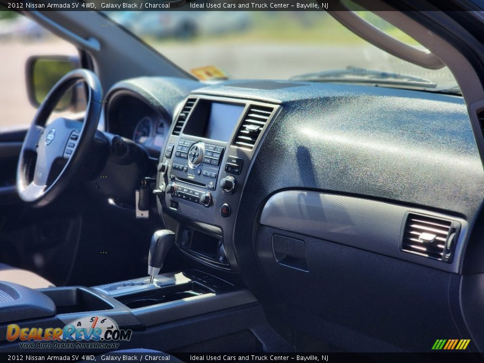 2012 Nissan Armada SV 4WD Galaxy Black / Charcoal Photo #11