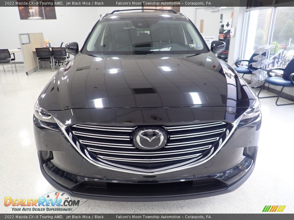 2022 Mazda CX-9 Touring AWD Jet Black Mica / Black Photo #7