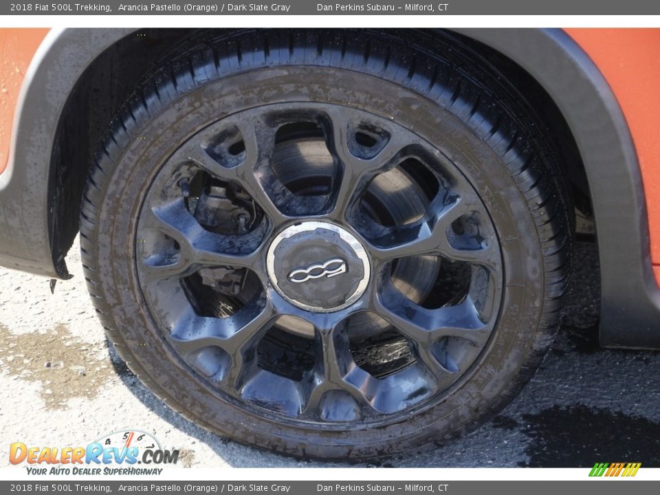 2018 Fiat 500L Trekking Arancia Pastello (Orange) / Dark Slate Gray Photo #24