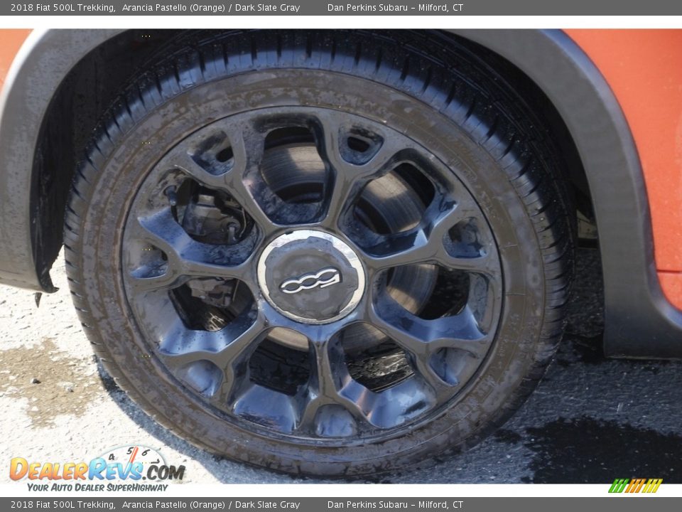 2018 Fiat 500L Trekking Arancia Pastello (Orange) / Dark Slate Gray Photo #25