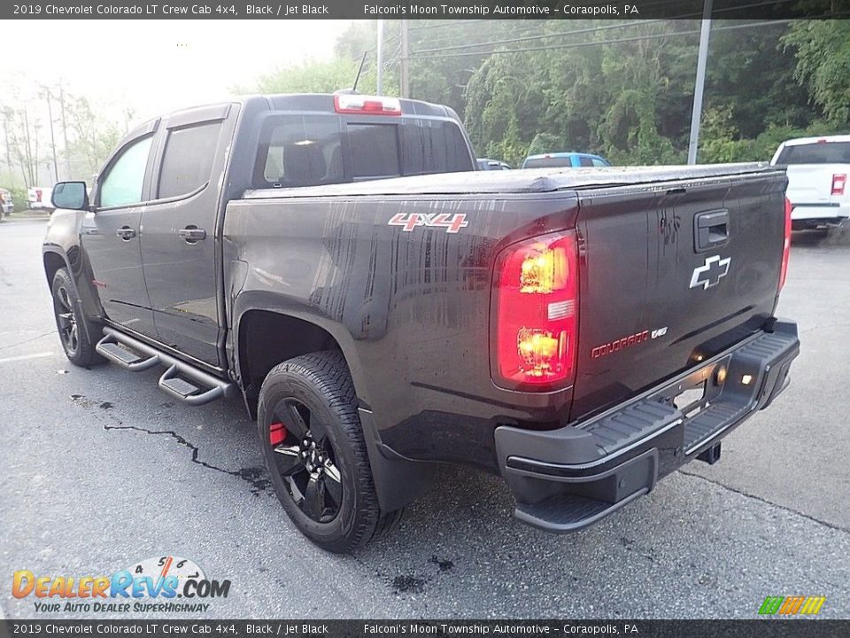 2019 Chevrolet Colorado LT Crew Cab 4x4 Black / Jet Black Photo #5