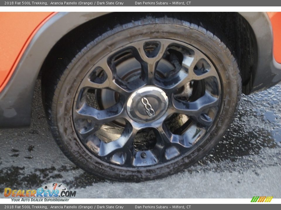 2018 Fiat 500L Trekking Arancia Pastello (Orange) / Dark Slate Gray Photo #26