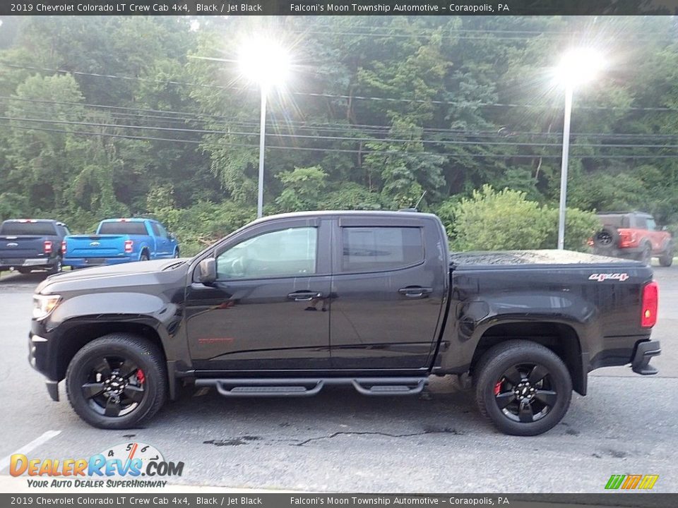 2019 Chevrolet Colorado LT Crew Cab 4x4 Black / Jet Black Photo #6