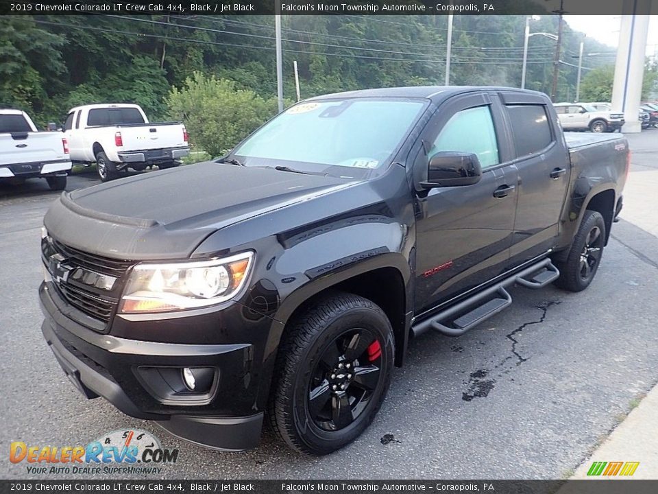 2019 Chevrolet Colorado LT Crew Cab 4x4 Black / Jet Black Photo #7