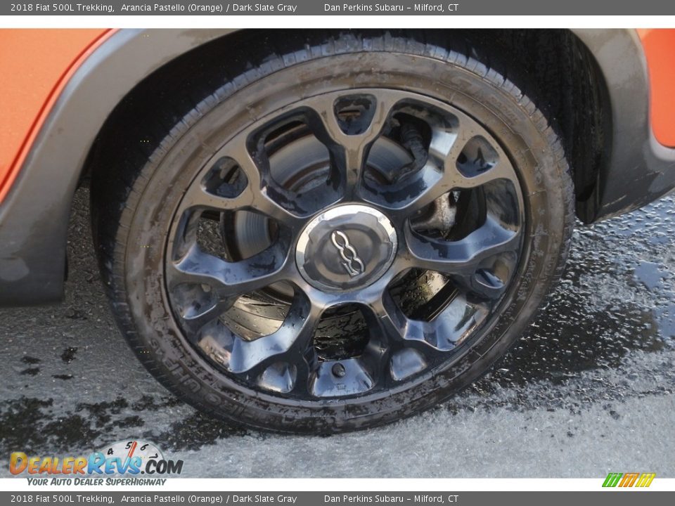 2018 Fiat 500L Trekking Arancia Pastello (Orange) / Dark Slate Gray Photo #27