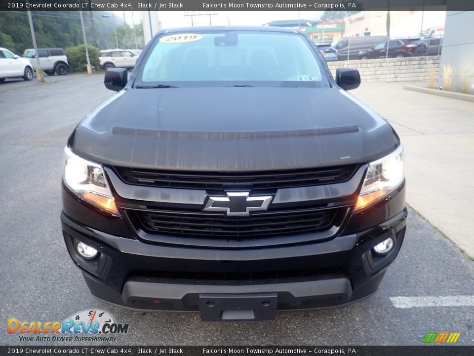 2019 Chevrolet Colorado LT Crew Cab 4x4 Black / Jet Black Photo #8