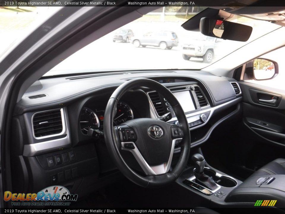 2019 Toyota Highlander SE AWD Celestial Silver Metallic / Black Photo #21