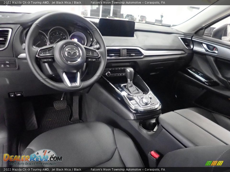 Black Interior - 2022 Mazda CX-9 Touring AWD Photo #13