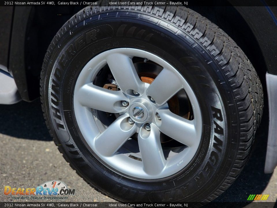 2012 Nissan Armada SV 4WD Galaxy Black / Charcoal Photo #23