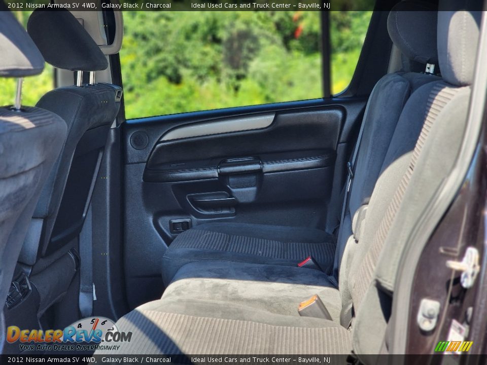 2012 Nissan Armada SV 4WD Galaxy Black / Charcoal Photo #24
