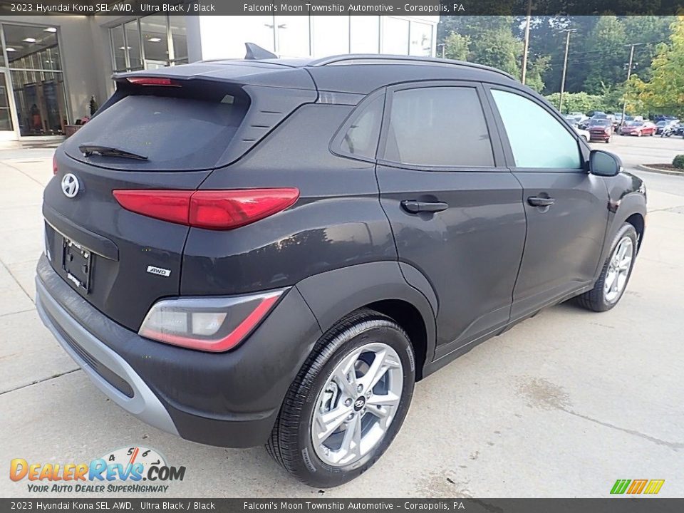 2023 Hyundai Kona SEL AWD Ultra Black / Black Photo #2