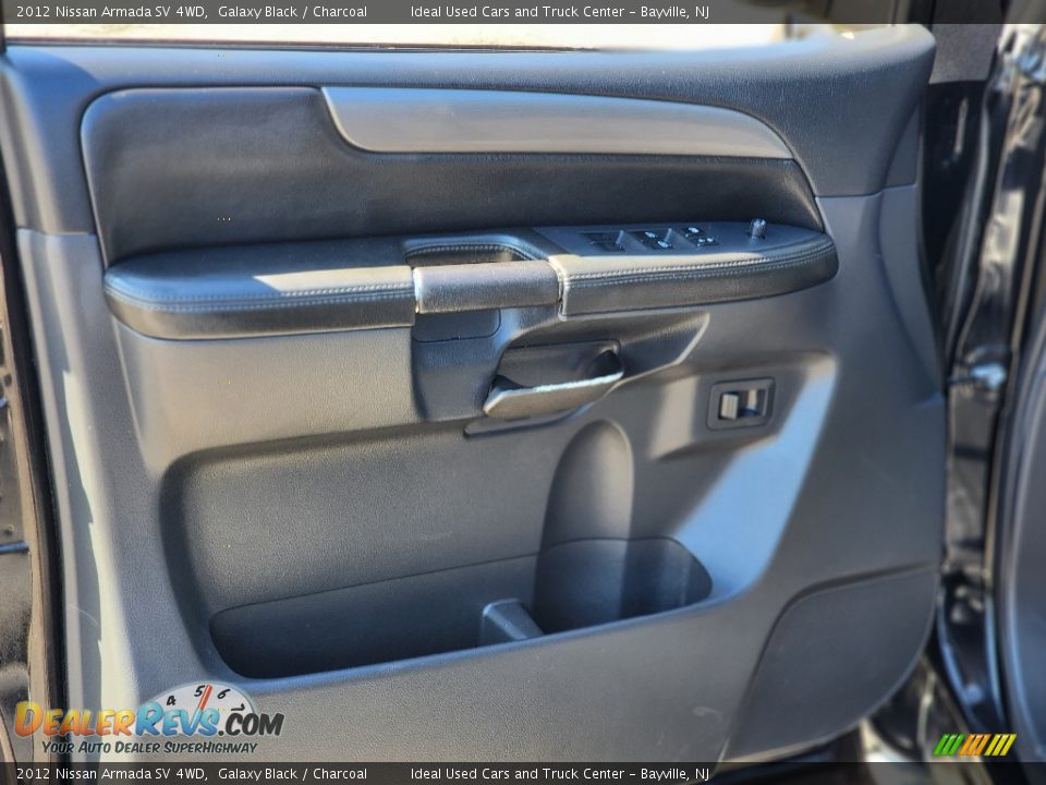 2012 Nissan Armada SV 4WD Galaxy Black / Charcoal Photo #28