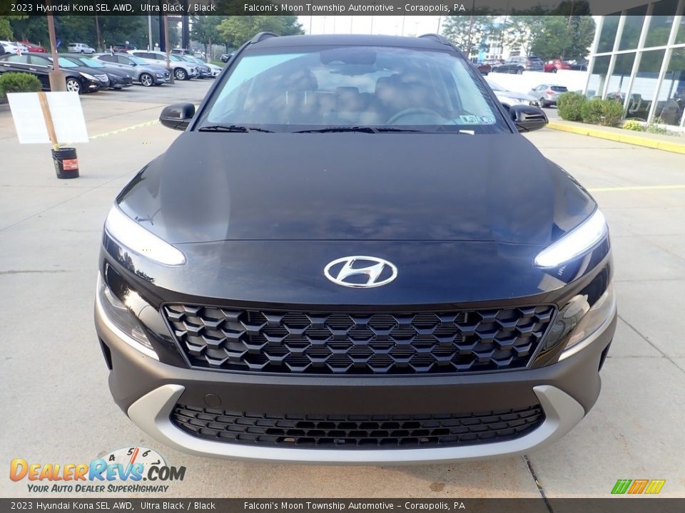 2023 Hyundai Kona SEL AWD Ultra Black / Black Photo #8