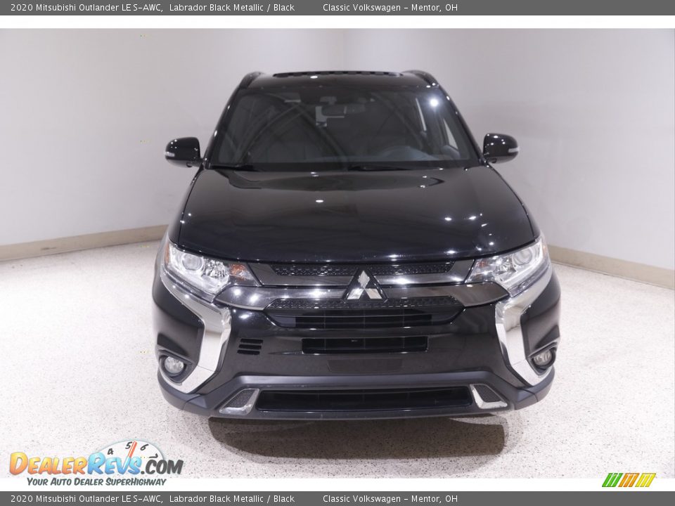 2020 Mitsubishi Outlander LE S-AWC Labrador Black Metallic / Black Photo #2