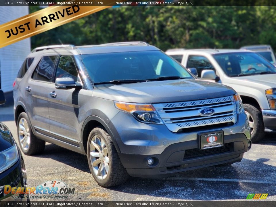 2014 Ford Explorer XLT 4WD Ingot Silver / Charcoal Black Photo #1