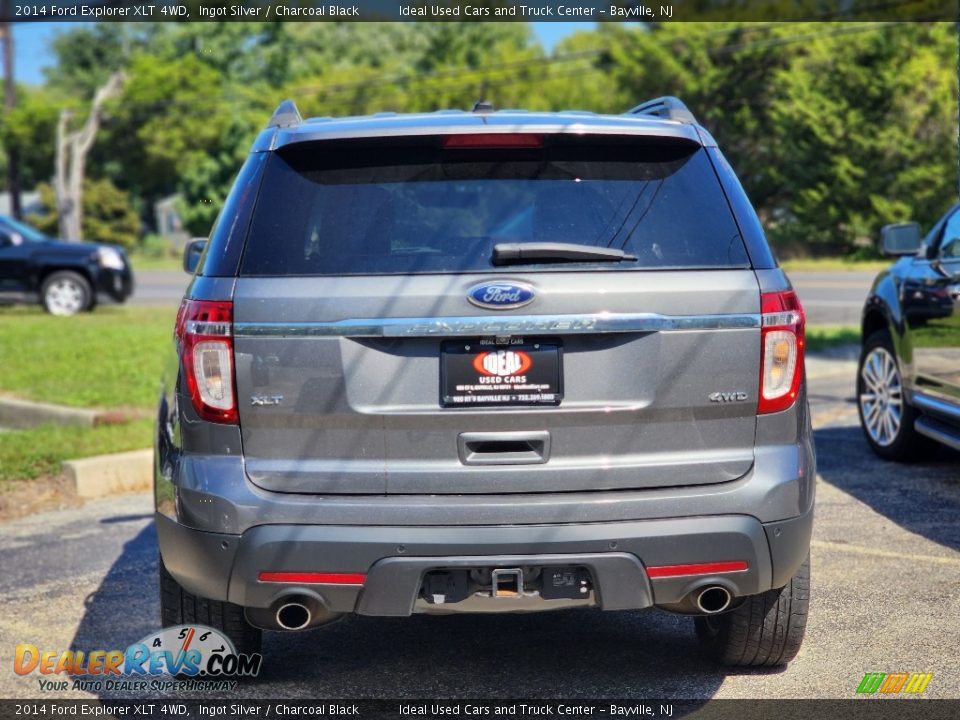 2014 Ford Explorer XLT 4WD Ingot Silver / Charcoal Black Photo #3