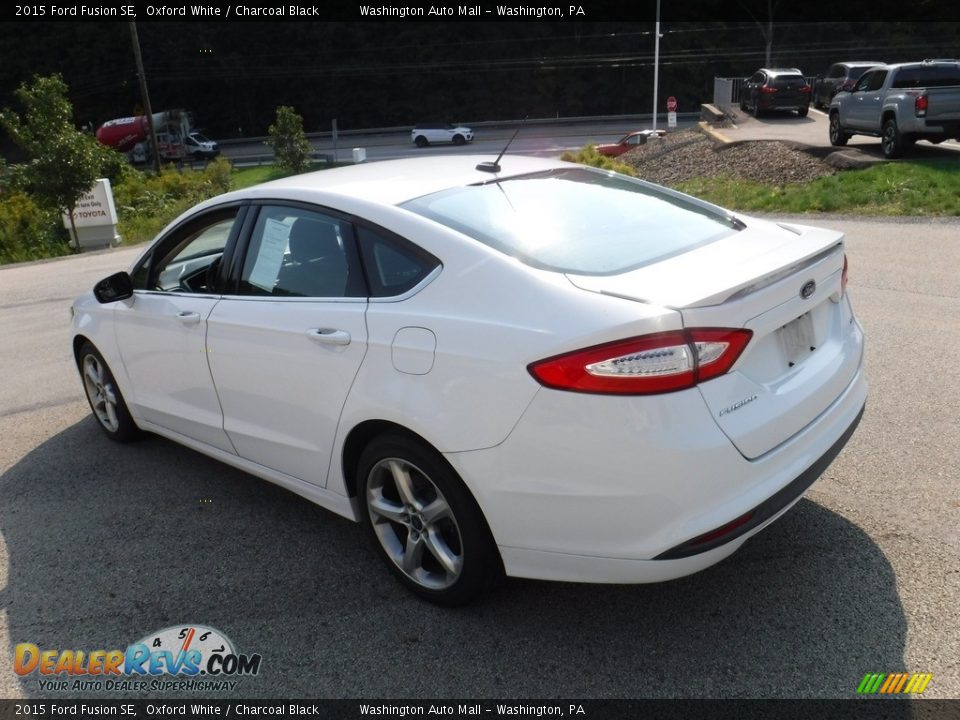 2015 Ford Fusion SE Oxford White / Charcoal Black Photo #11