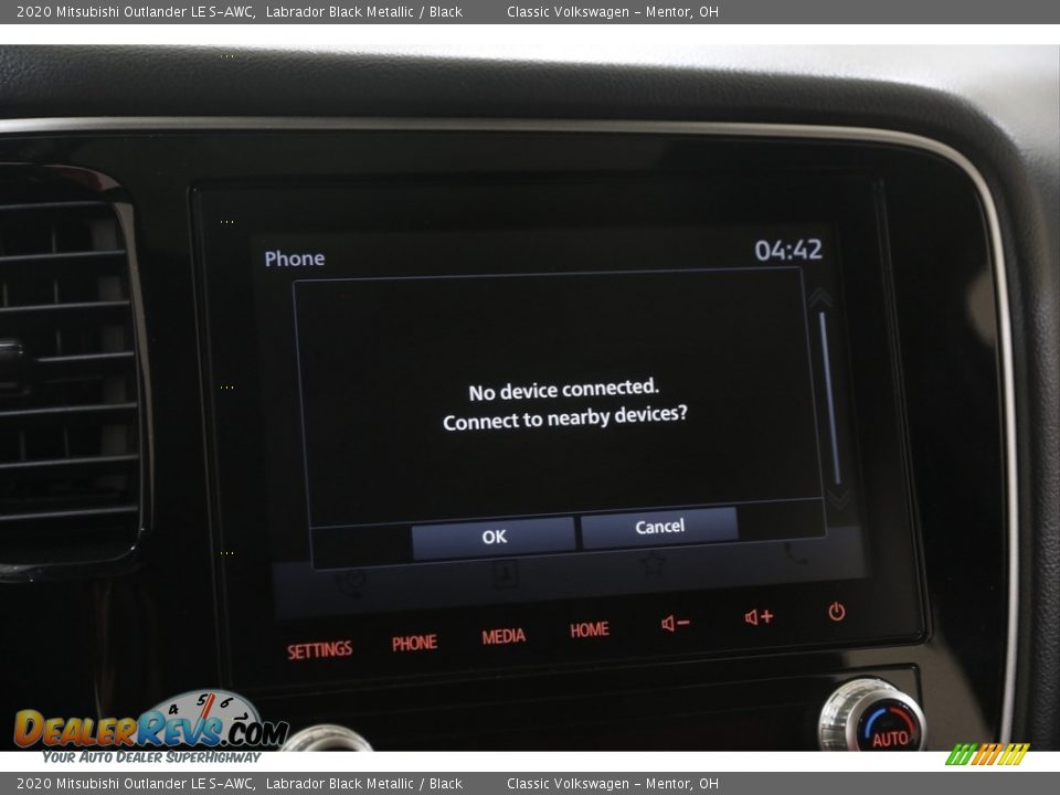 2020 Mitsubishi Outlander LE S-AWC Labrador Black Metallic / Black Photo #11