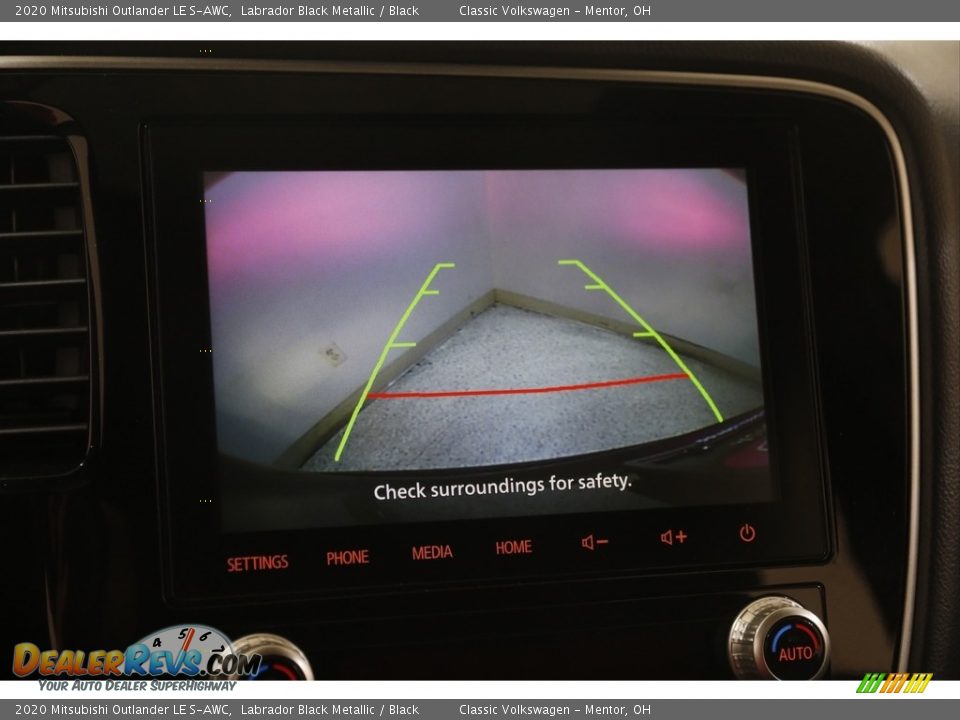 2020 Mitsubishi Outlander LE S-AWC Labrador Black Metallic / Black Photo #12