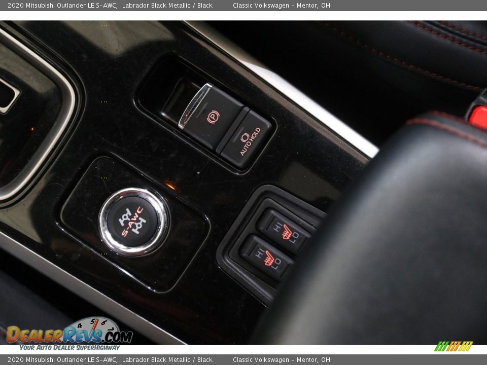 2020 Mitsubishi Outlander LE S-AWC Labrador Black Metallic / Black Photo #15