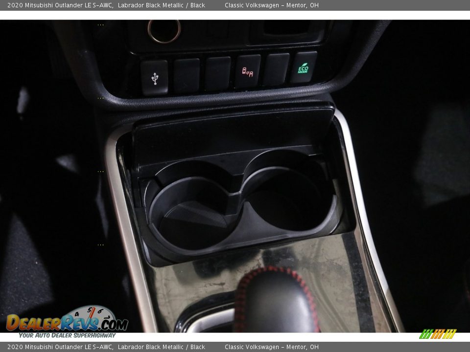 2020 Mitsubishi Outlander LE S-AWC Labrador Black Metallic / Black Photo #16