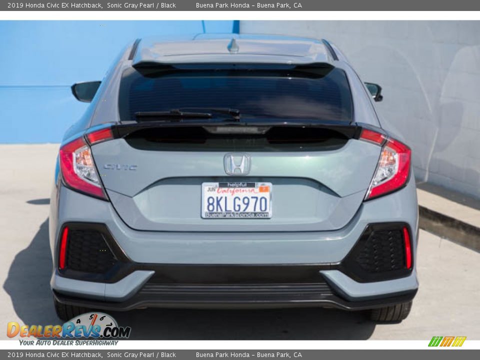 2019 Honda Civic EX Hatchback Sonic Gray Pearl / Black Photo #9