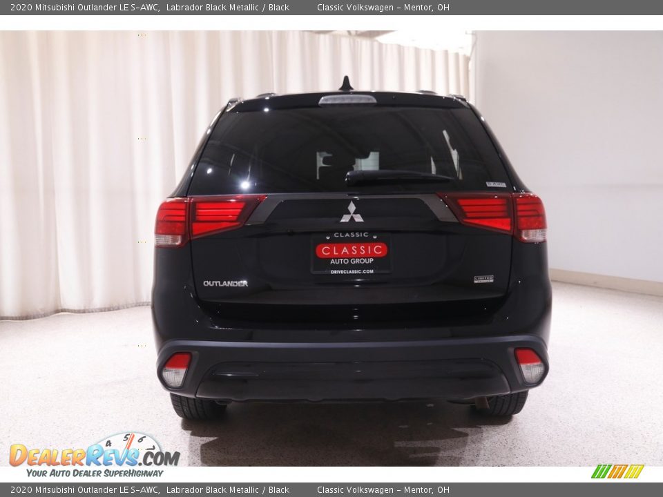 2020 Mitsubishi Outlander LE S-AWC Labrador Black Metallic / Black Photo #21