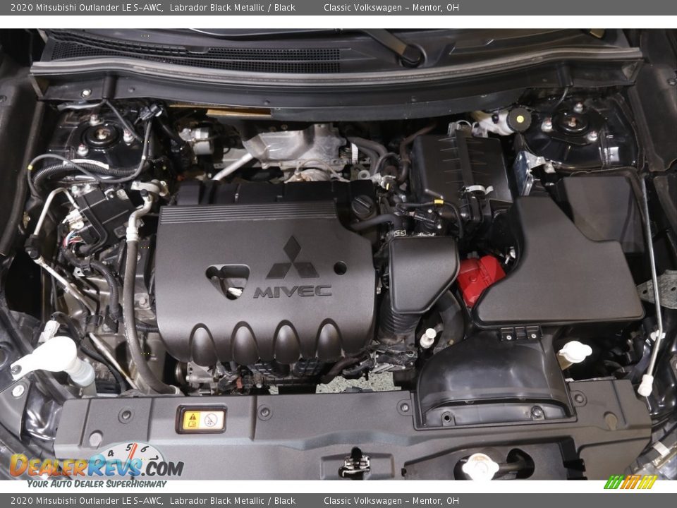 2020 Mitsubishi Outlander LE S-AWC Labrador Black Metallic / Black Photo #22
